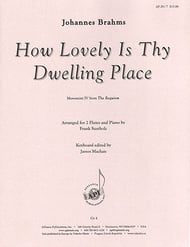 How Lovely is Thy Dwelling Place Flute Duet and Piano cover